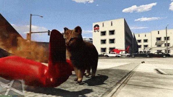 GTA5喷火猫